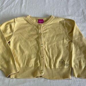 Disney - Belle Light Yellow button down cardigan Sweater